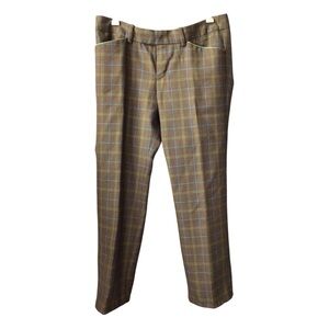 Vintage Abercrombie & Fitch Woman’s Tan Plaid Pants size 4